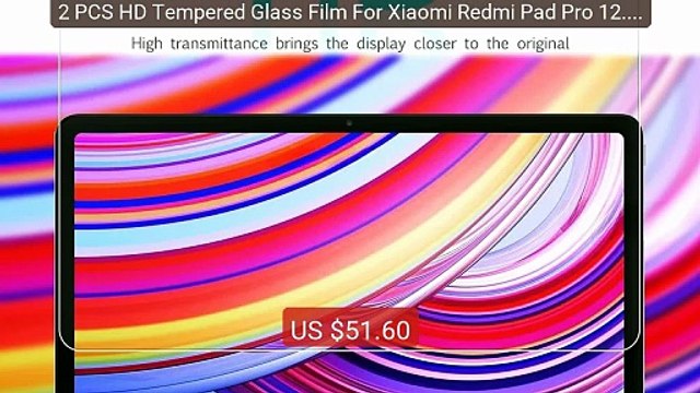2 PCS HD Tempered Glass Film For Xiaomi Redmi Pad Pro 12.1 Screen... Best Deal 2026 | Shop Now!