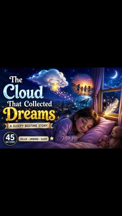 🌙 The Cloud That Collected Dreams | Sleepy Bedtime Story