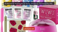 WUWUVISTA Waxing Kit 23 items, Christmas Gift Hard Wax Hair R... -- Amazing Value 2026 | Must Have!