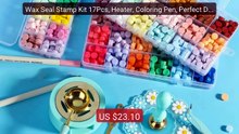 Wax Seal Stamp Kit 17Pcs, Heater, Coloring Pen, Perfect Decoration... -- Best Deal 2026 | Shop Now!