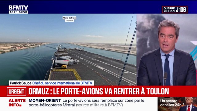 Guerre au Moyen-Orient: le porte-avions Charles-de-Gaulle va rentrer à Toulon (INFO BFMTV)