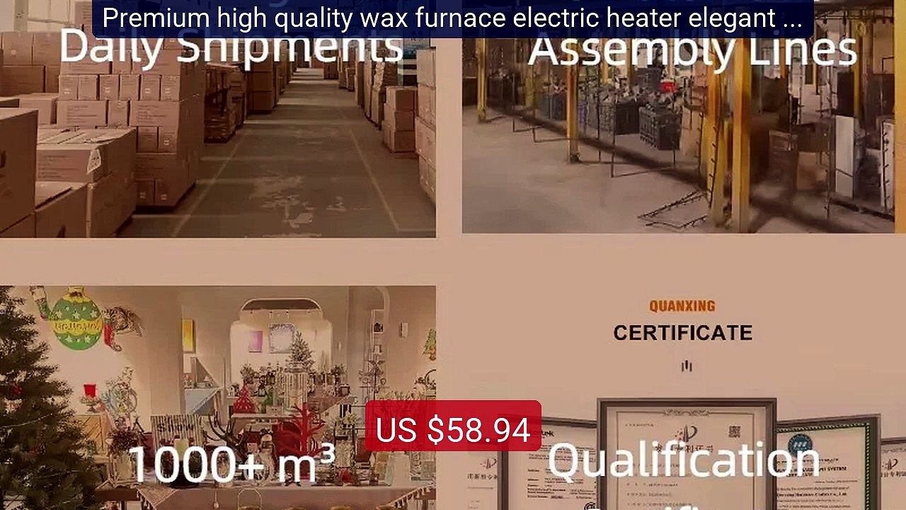 Premium high quality wax furnace electric heater elegant metal -- Best Buy 2026 | Great Quality!