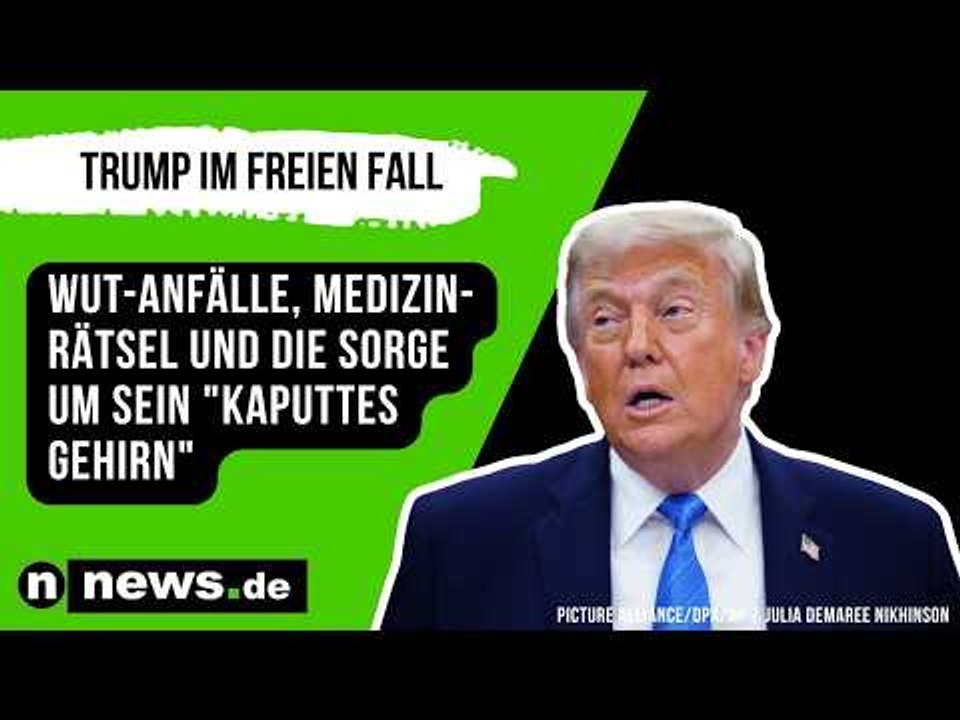 Donald Trump im freien Fall?: Wut-Anfälle, Medizin-Rätsel und die Sorge um sein 'kaputtes Gehirn'