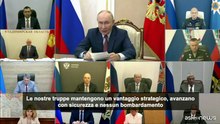Ucraina, Putin: forze russe mantengono un vantaggio strategico