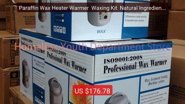 Paraffin Wax Heater Warmer Waxing Kit Natural Ingredient Painles... Best Deal 2026 | Shop Now!