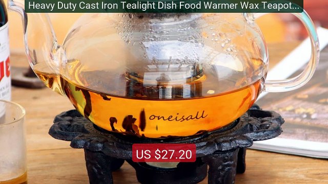 Heavy Duty Cast Iron Tealight Dish Food Warmer Wax Teapot Heater W... Best Deal 2026 | Shop Now!