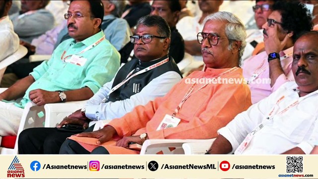 RSS മേധാവിയുടെ പരിപാടിയിൽ പങ്കെടുത്ത് സംസ്ഥാനത്തെ സർവകലാശാല വിസിമാർ; മാധ്യമങ്ങൾക്ക് വിലക്ക്