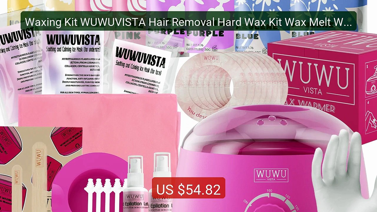 Waxing Kit WUWUVISTA Hair Removal Hard Wax Kit Wax Melt War... -- Top Pick 2026 | Unbeatable Price!