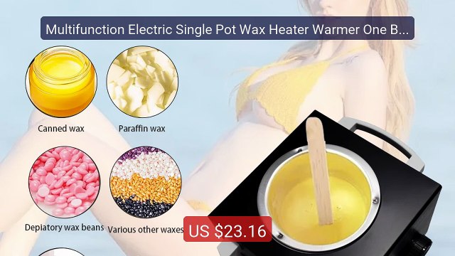 Multifunction Electric Single Pot Wax Heater Warmer One Button... Best Buy 2026 | Great Quality!