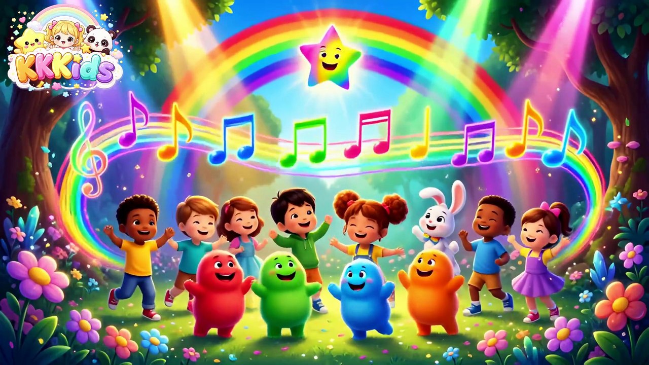 Learn Colours Song for Kids  Color Learning Nursery Rhymes  Rainbow Colors Song for Toddlers 🎵 2160P