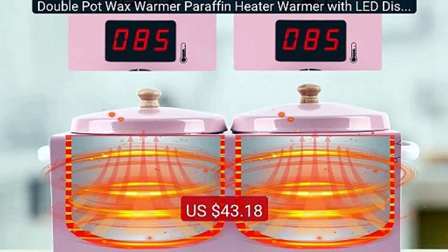 Double Pot Wax Warmer Paraffin Heater Warmer with LED Displ... Top Pick 2026 | Unbeatable Price!