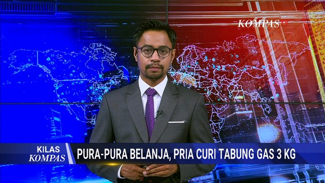 Modus Pura-pura Belanja, Pria Curi Tabung Gas 3 Kg di Warung | KILAS KOMPAS