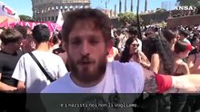 A Roma il contro-corteo anti Remigrazione: “Fascisti non sono ben accetti qui”