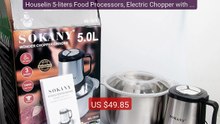 Houselin 5-liters Food Processors, Electric Chopper with Meat... -- Amazing Value 2026 | Must Have!
