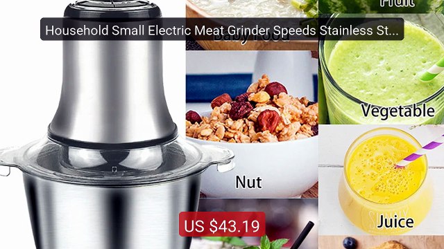 Household Small Electric Meat Grinder Speeds Stainless Steel Elect... Best Deal 2026 | Shop Now!