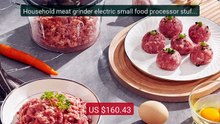 Household meat grinder electric small food processor stuffing machi... -- Top Rated 2026 | Buy Now!