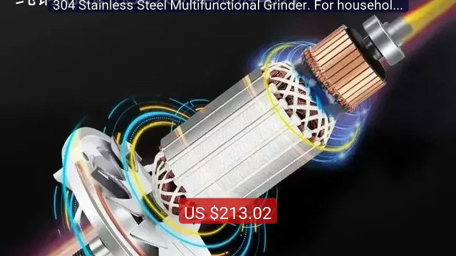 304 Stainless Steel Multifunctional Grinder. For household. Grind t... Top Rated 2026 | Buy Now!