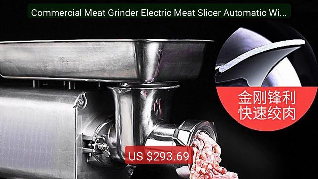 Commercial Meat Grinder Electric Meat Slicer Automatic Wire Cutter... Best Deal 2026 | Shop Now!