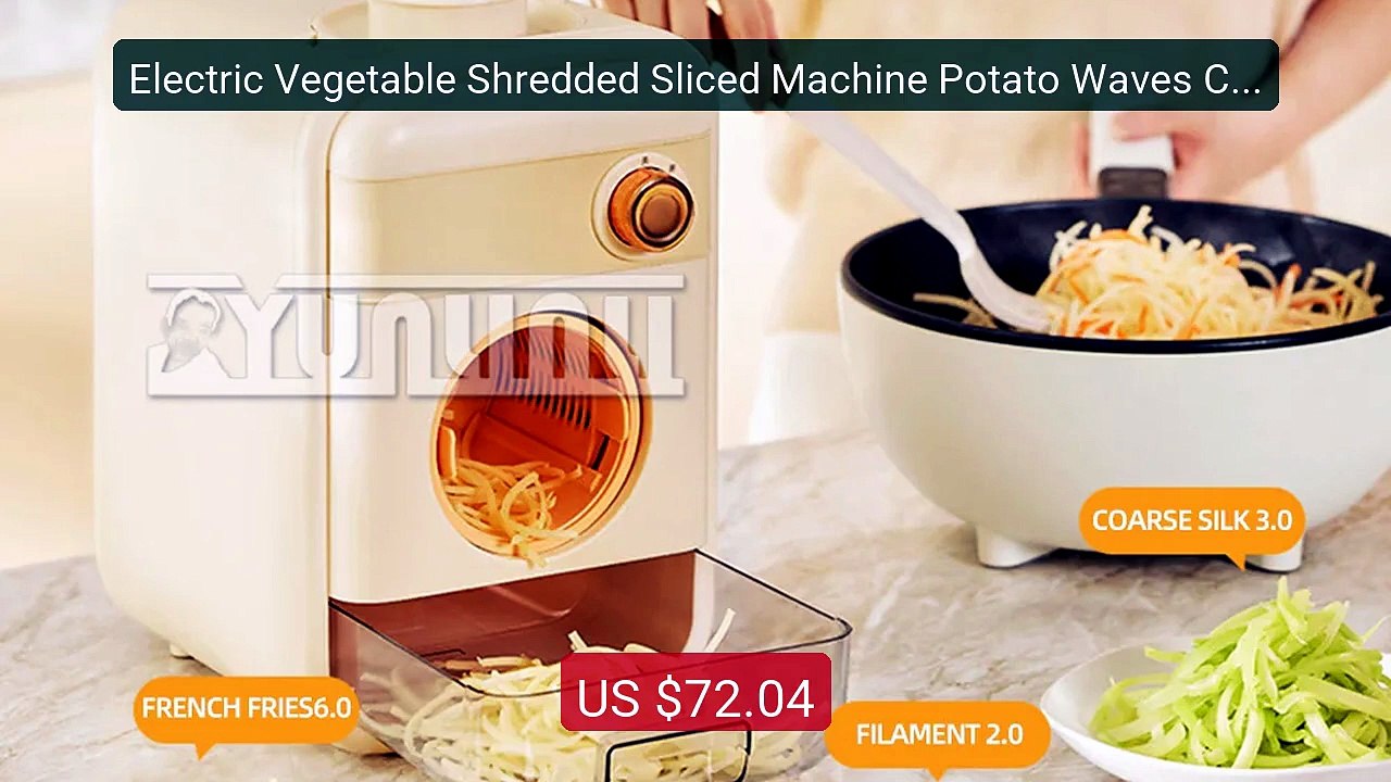 Electric Vegetable Shredded Sliced Machine Potato Waves Chopper Cut... -- Top Rated 2026 | Buy Now!