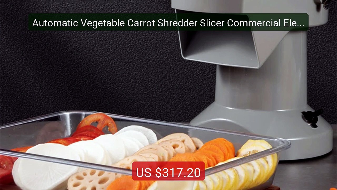 Automatic Vegetable Carrot Shredder Slicer Commercial Electric... -- Best Buy 2026 | Great Quality!