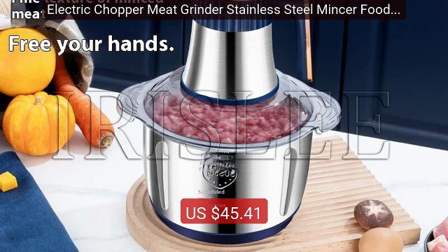 Electric Chopper Meat Grinder Stainless Steel Mincer Food Proc... Hot Deal 2026 | Limited Offer!