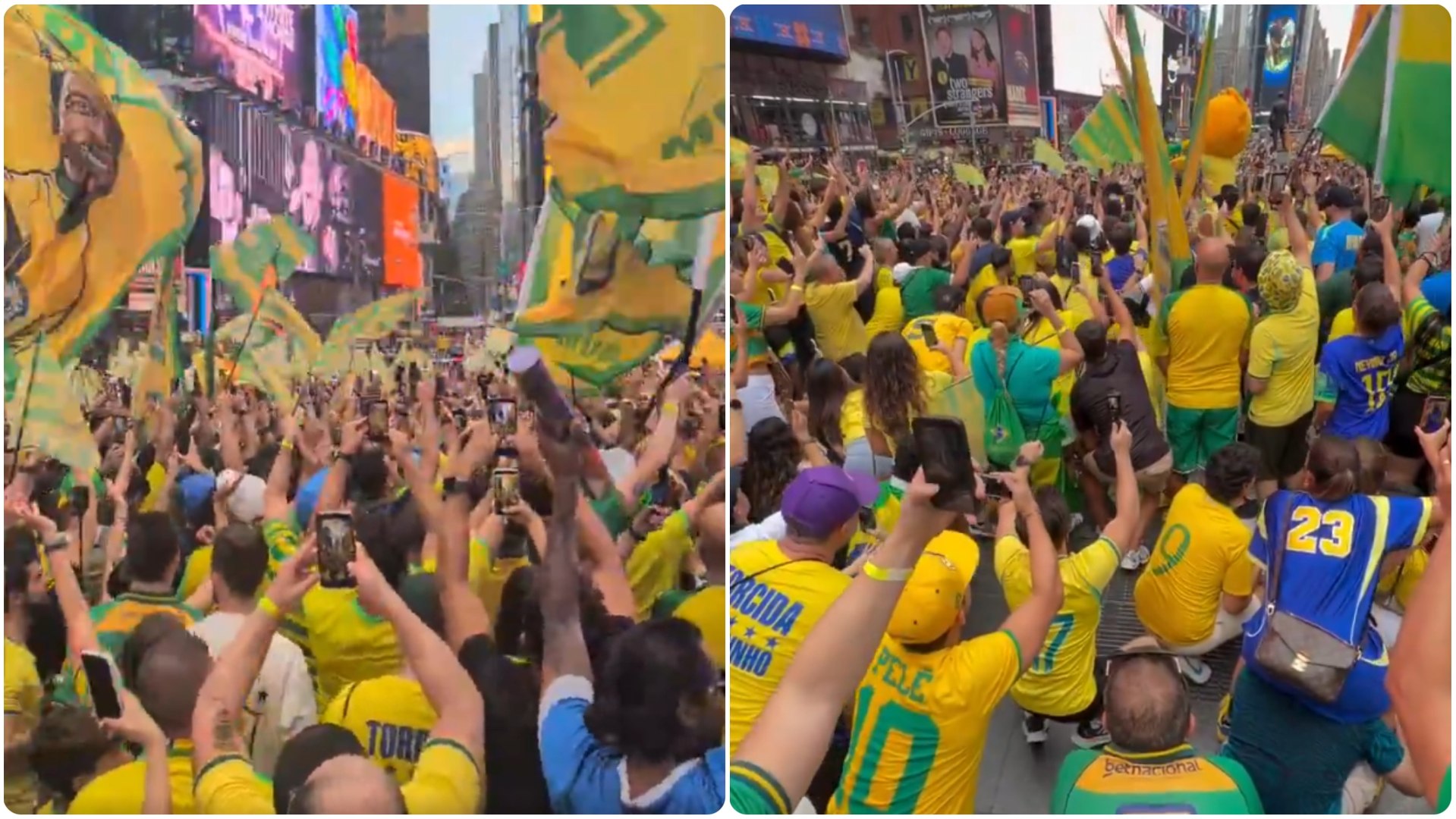 Brasil 'conquista' Estados Unidos: así de eufórica está la afición canarinha antes de su debut mundialista