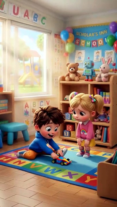 🤝 Sharing Toys Makes Everyone Happy ❤️ | Kindness & Sharing Story for Kids