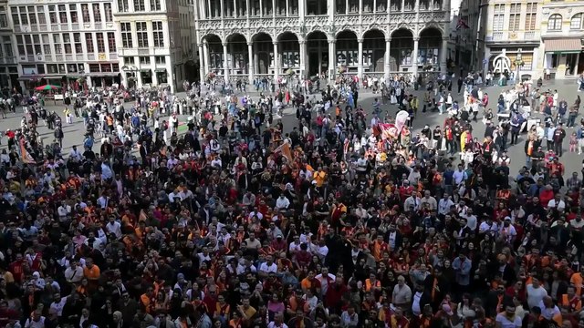 Galatasaray’ın 26. şampiyonluğu Brüksel’de kutlandı | Ajansspor | AA