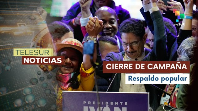 Candidato Iván Cepeda cierra campaña en Bogotá con apoyo de movimientos sociales