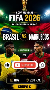 🏆 BRASIL VS MARRUECOS VINÍCIUS Y HAKIMI PROTAGONIZAN UN DUELO IMPERDIBLE 🔥