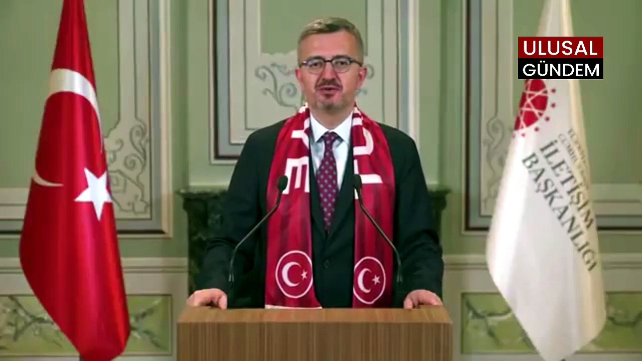 İletişim Başkanı Duran’dan A Millî Futbol Takımı’na video mesaj