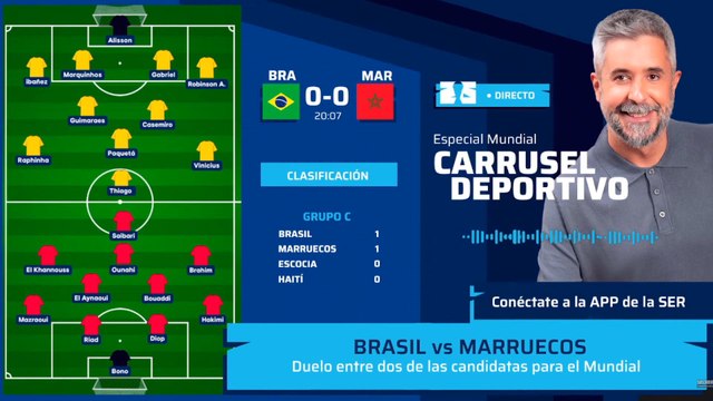 ¡Gol de Ismael Saibari! | Brasil 0 - Marruecos 1
