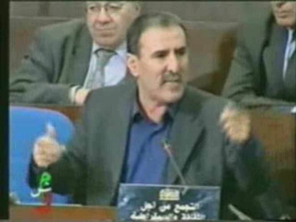 COLERE AU PARLEMENT ALGERIEN