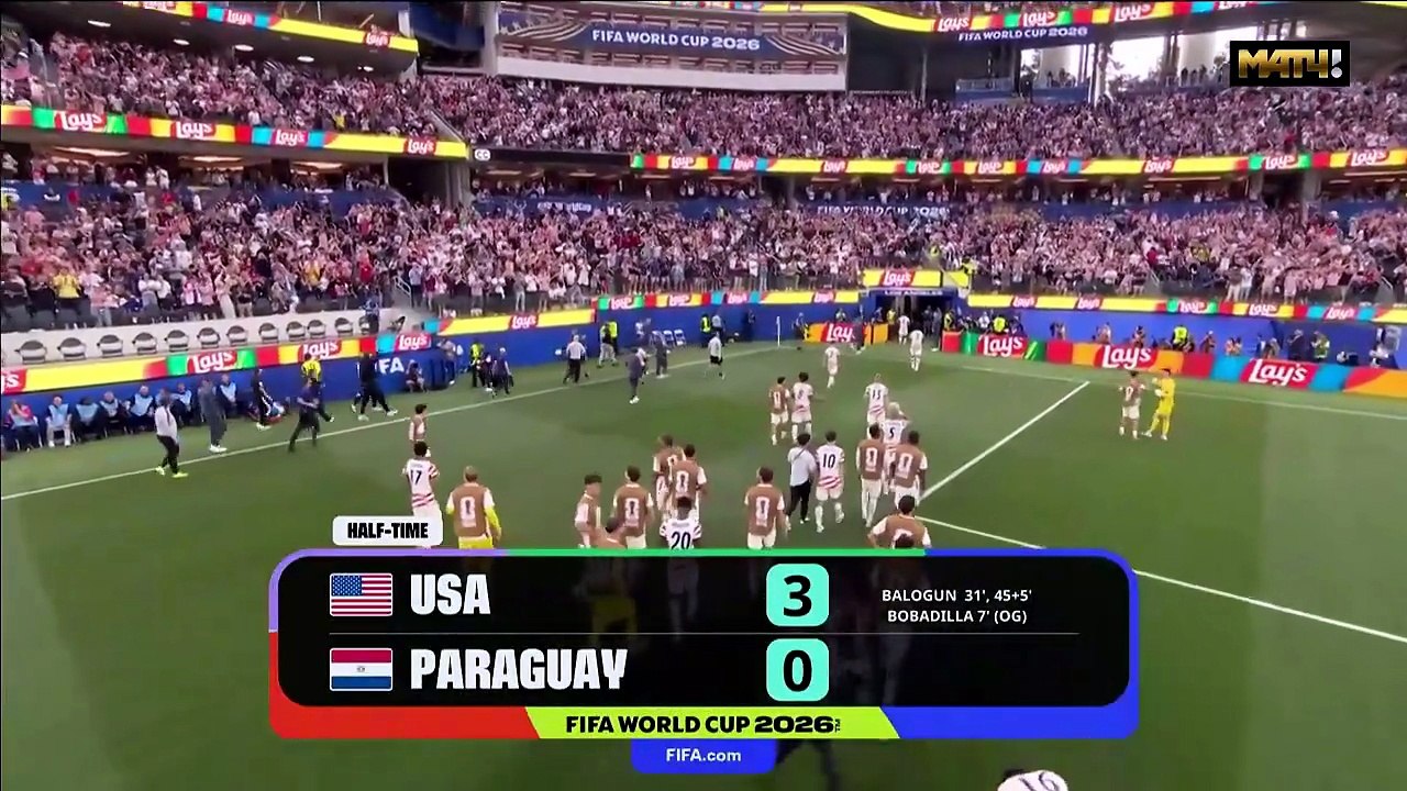 USA vs Paraguay Full Match - World Cup 2026 Football
