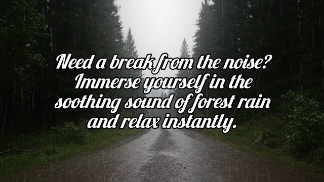 Forest Rain Sounds for Deep Sleep | Relaxing Rain Ambience for Stress Relief #rain #relax #deepsleep #trending #viral