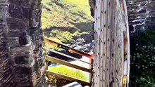 “Traveling to Tintagel Castle with Children (Windy Day Warning!)”