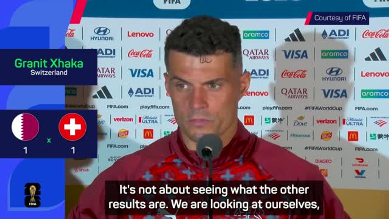 'Feels like a loss' - Xhaka on Switzerland's late draw with Qatar