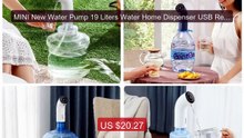 MINI New Water Pump 19 Liters Water Home Dispenser USB Rech... -- Top Pick 2026 | Unbeatable Price!