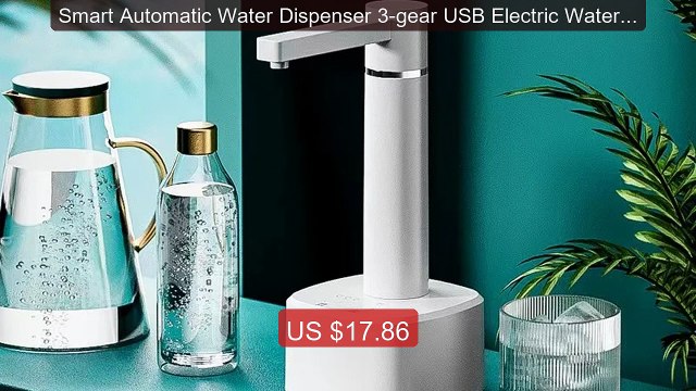 Smart Automatic Water Dispenser 3-gear USB Electric Water Pump... Hot Deal 2026 | Limited Offer!
