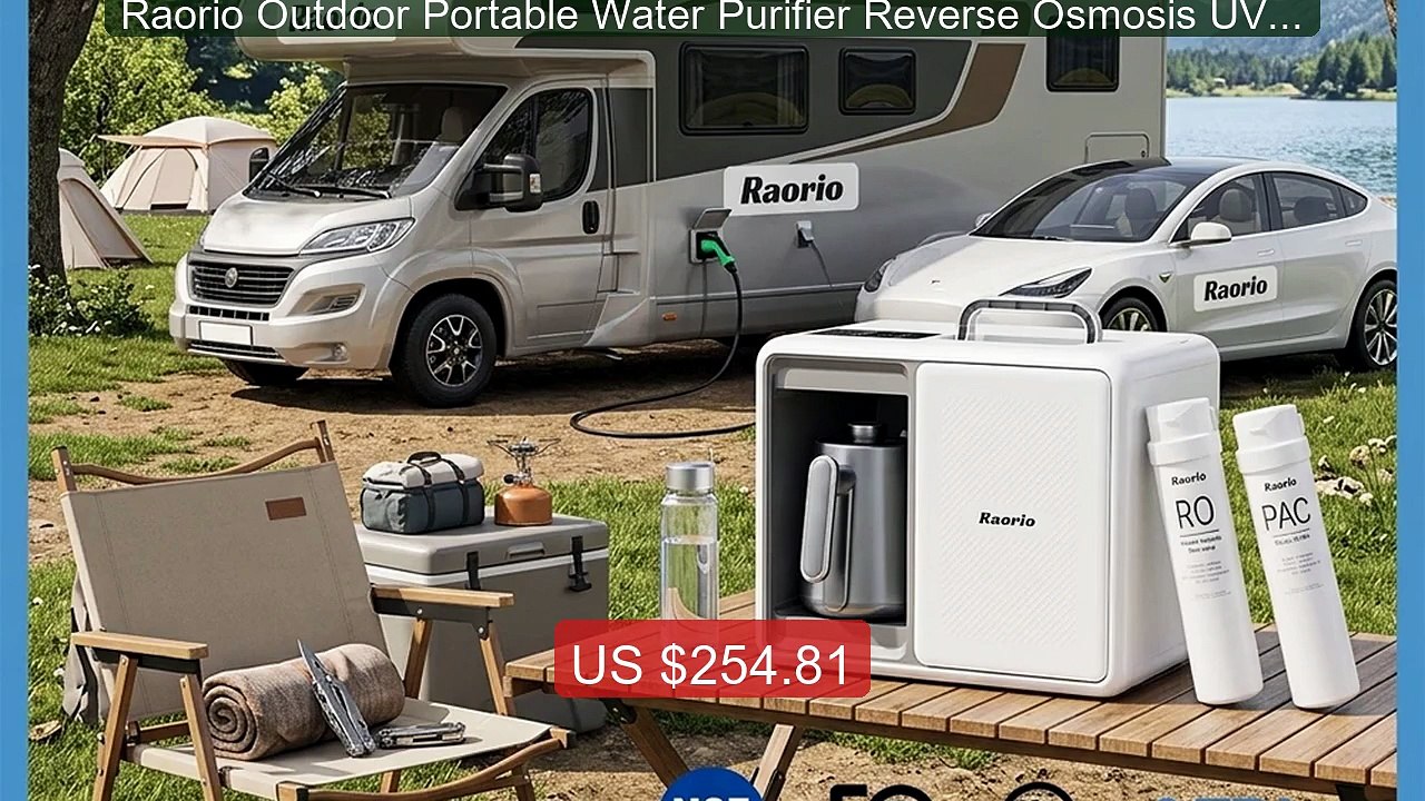 Raorio Outdoor Portable Water Purifier Reverse Osmosis UV Drinking... -- Best Deal 2026 | Shop Now!