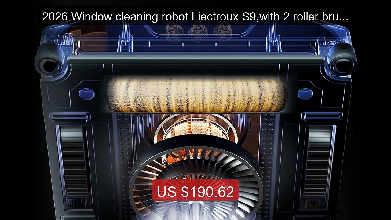 2026 Window cleaning robot Liectroux S9,with 2 roller brushes... -- Amazing Value 2026 | Must Have!