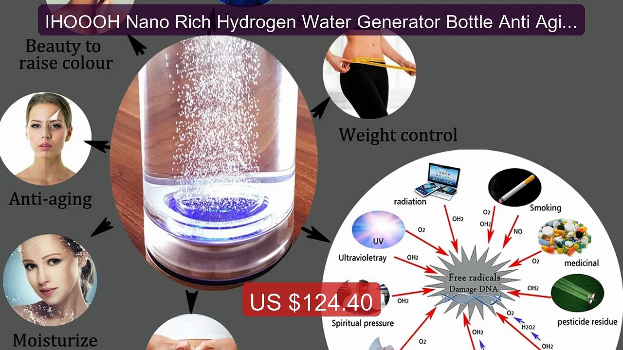 IHOOOH Nano Rich Hydrogen Water Generator Bottle Anti Aging Alkalin... -- Top Rated 2026 | Buy Now!