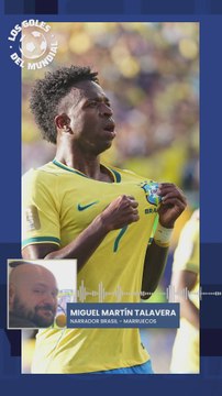 Vinicius marca un golazo en el Brasil 1 - 1 Marruecos