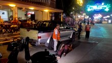 Pattaya visitors injured taxi motorcyclist who warned them of no-parking