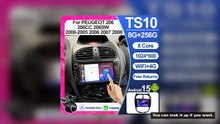 Android 16 Car Radio For Peugeot 206 206cc 206sw 2000-2005 2006 2007 2008 2 Din Autoradio Multimedia