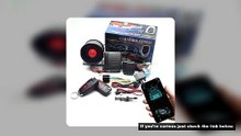 Universal 12V Car Alarm Security System Keyless Entry One Way ImmobilizerControls Siren Car Security