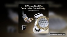 LETSHUOER DX1 11mm Dynamic Driver HiFi In-Ear Monitor Earphones Audiophile Wired IEMs with Detachabl