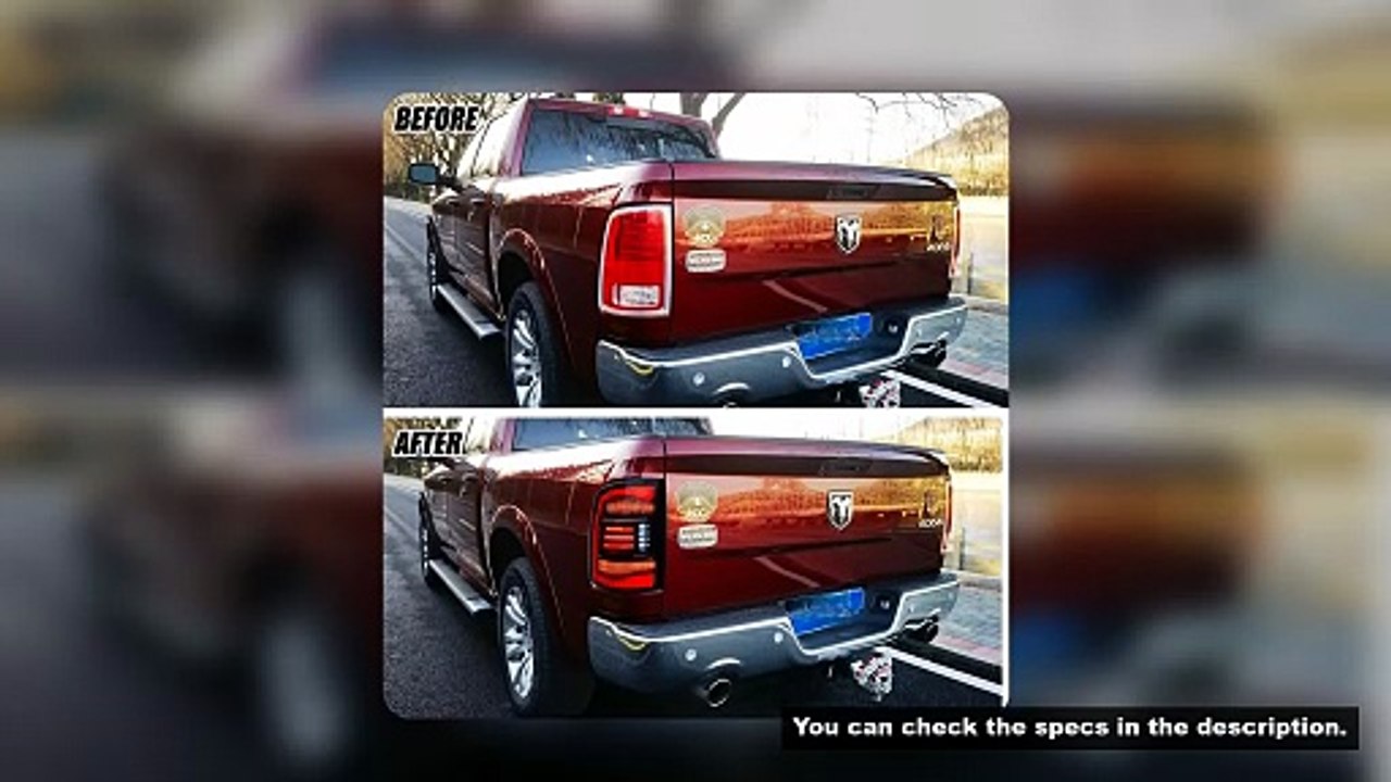LED Tail Lights for Dodge Ram 1500 2500 3500 4th Gen Rear Lamps Start-up Animation Sequential Turn S