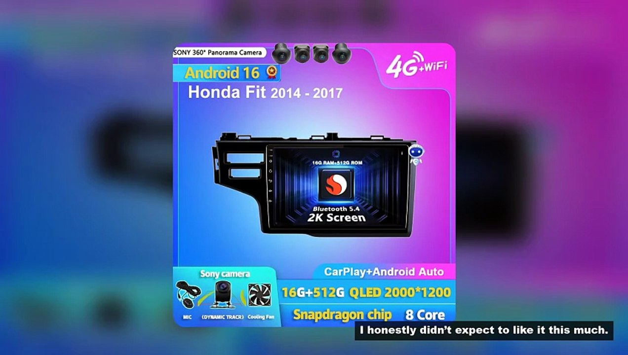 Android 16 Carplay Auto Car Radio Multimedia Player For Honda Fit Jazz 2014 2015 2016 2017 Autoradio