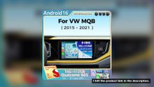 Android 16 For VW Volkswagen MQB POLO VI Jetta MK7 T6 2015 - 2021 Stereo Car Radio Multimedia Video